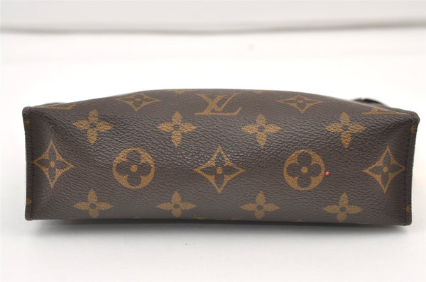 Authentic Louis Vuitton Monogram Poche Toilette 19 M47544 Cosmetics Pouch 9417J