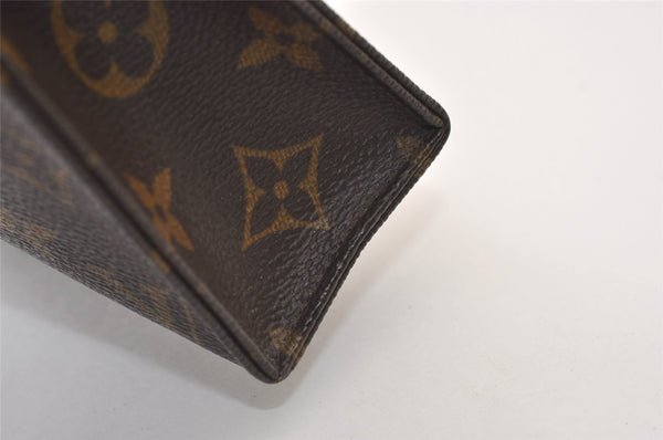 Authentic Louis Vuitton Monogram Poche Toilette 19 M47544 Cosmetics Pouch 9417J