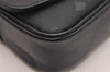 Authentic MCM Vintage PVC Leather Shoulder Cross Body Bag Purse Black 9418J