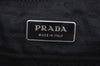 Authentic PRADA Nylon Tessuto Leather Shoulder Cross Body Bag BT0389 Black 9419H