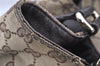 Authentic GUCCI Charlotte Shoulder Tote Bag GG Canvas Leather 203504 Brown 9420I