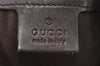 Authentic GUCCI Charlotte Shoulder Tote Bag GG Canvas Leather 203504 Brown 9420I