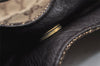 Authentic GUCCI Charlotte Shoulder Tote Bag GG Canvas Leather 203504 Brown 9420I