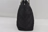 Authentic PRADA Nylon Tessuto Saffiano Leather Chain Tote Bag Black 9421I