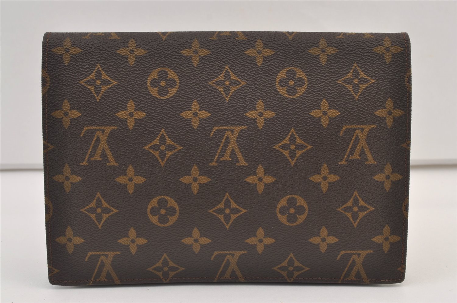 Authentic Louis Vuitton Monogram Pochette Rabat Clutch Bag Old Model LV 9421J