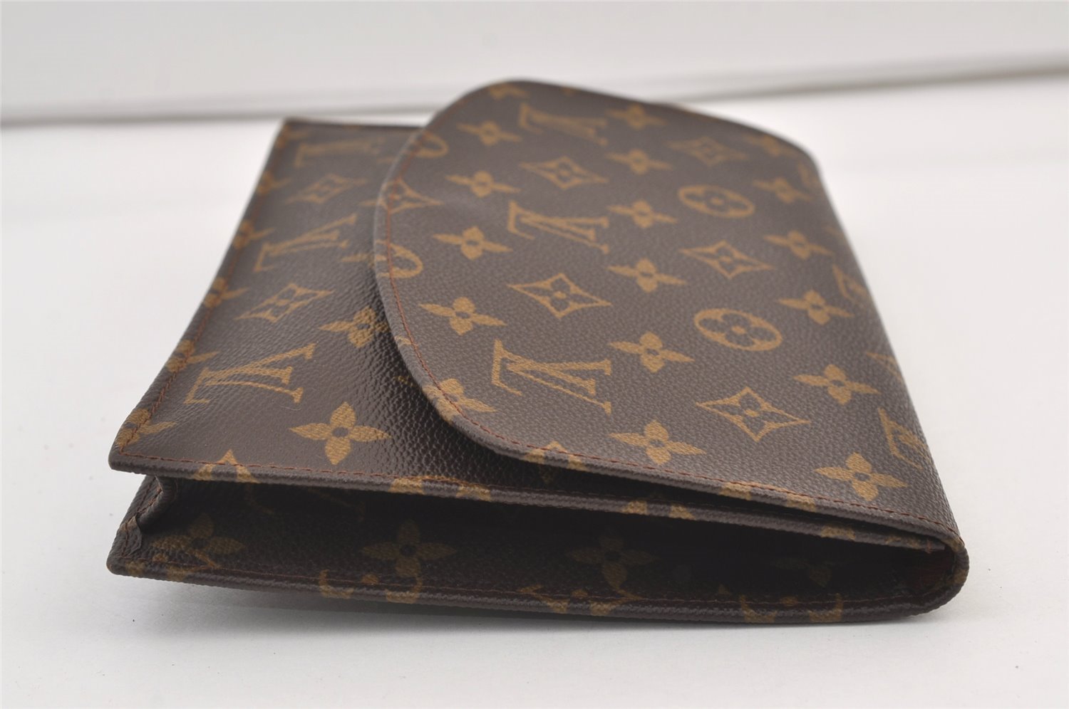 Authentic Louis Vuitton Monogram Pochette Rabat Clutch Bag Old Model LV 9421J