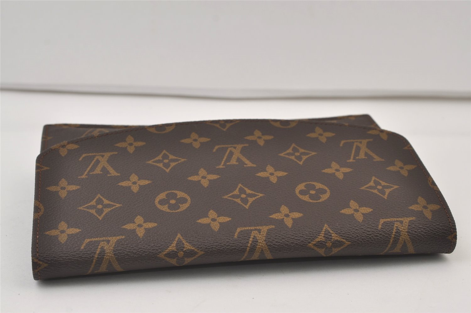 Authentic Louis Vuitton Monogram Pochette Rabat Clutch Bag Old Model LV 9421J