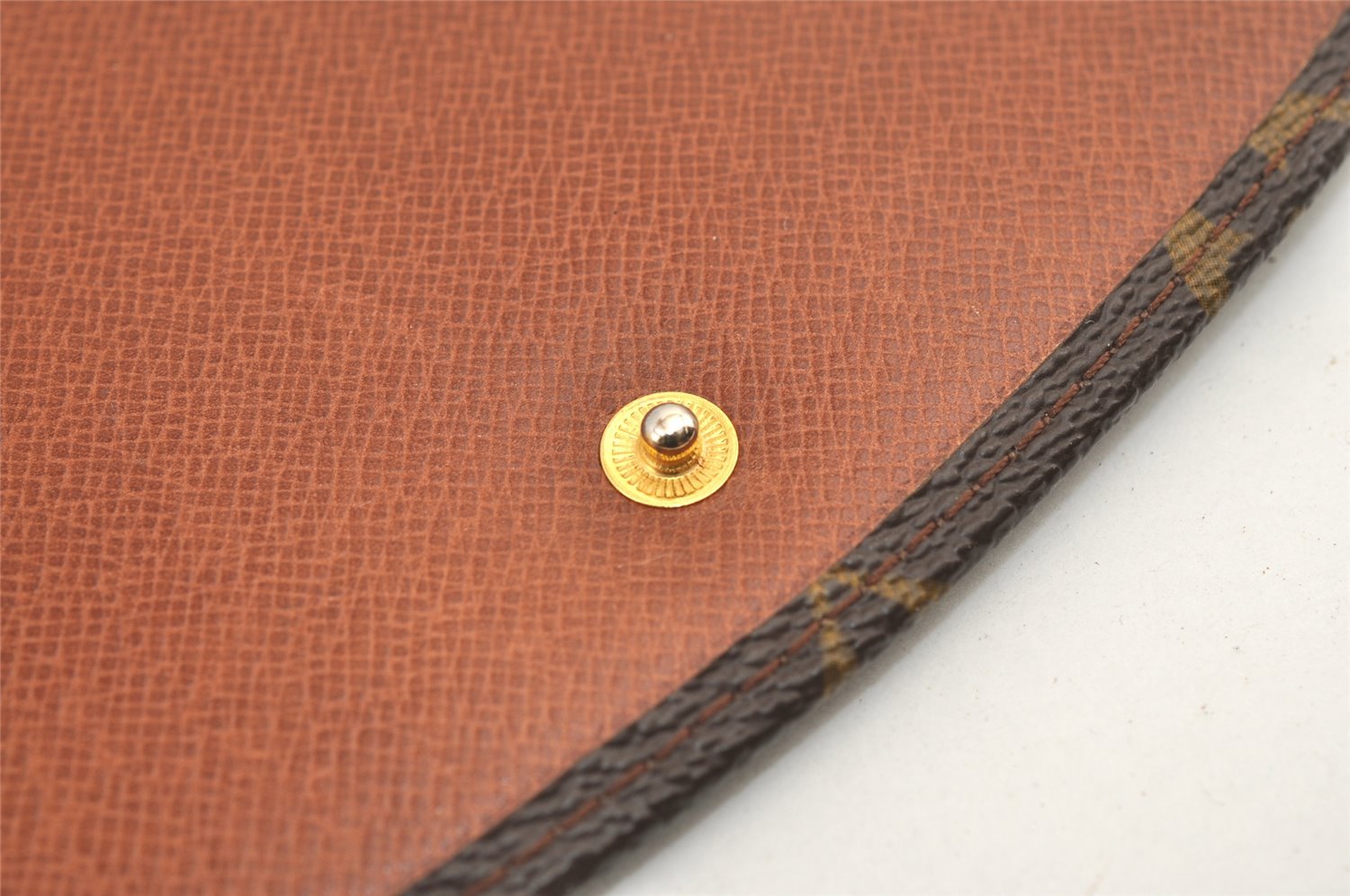 Authentic Louis Vuitton Monogram Pochette Rabat Clutch Bag Old Model LV 9421J