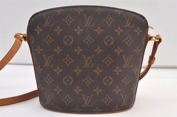 Authentic Louis Vuitton Monogram Drouot Shoulder Cross Body Bag M51290 LV 9422J