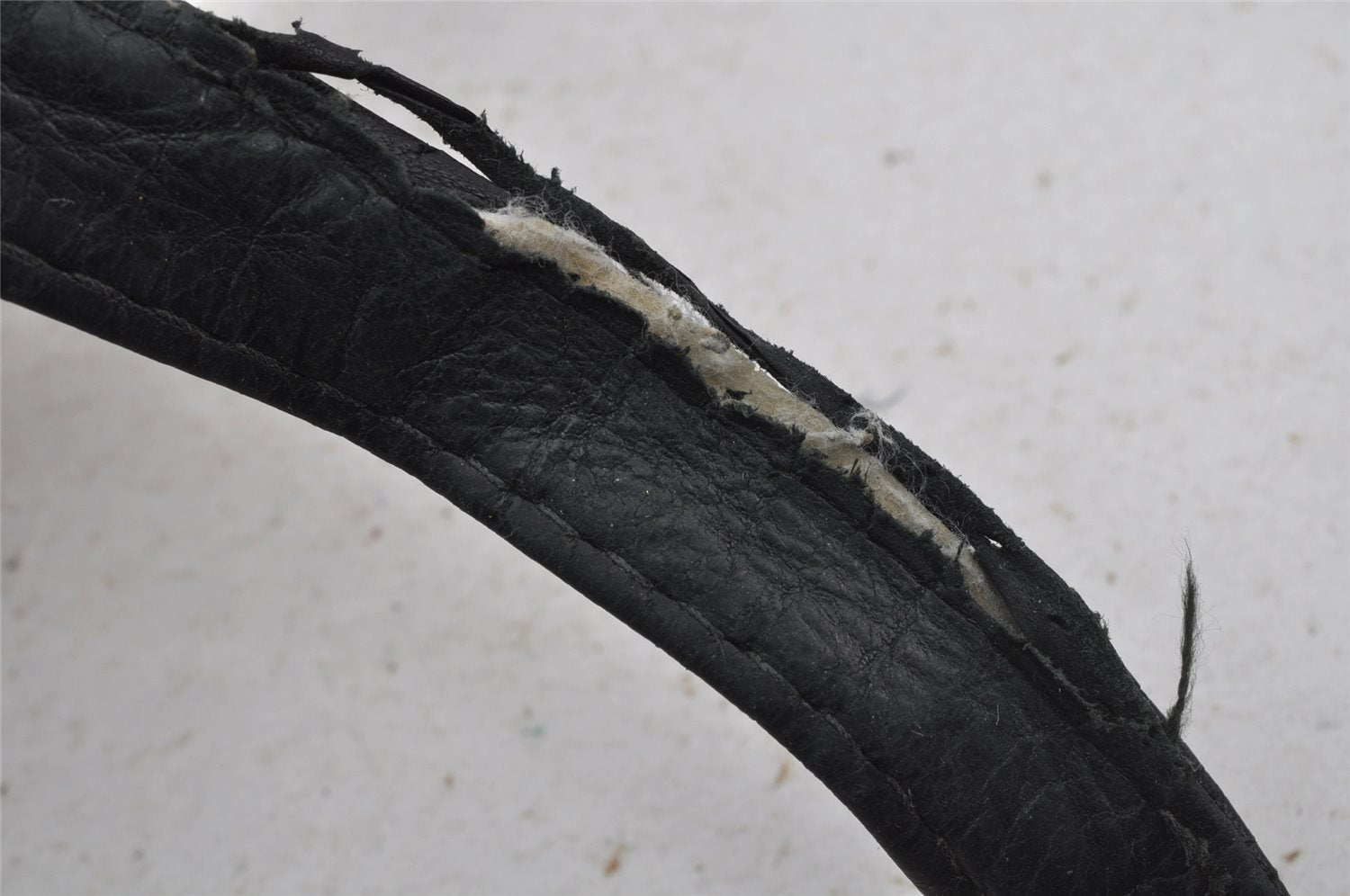 Authentic GUCCI Vintage Shoulder Tote Bag Leather 257051 Black 9424I