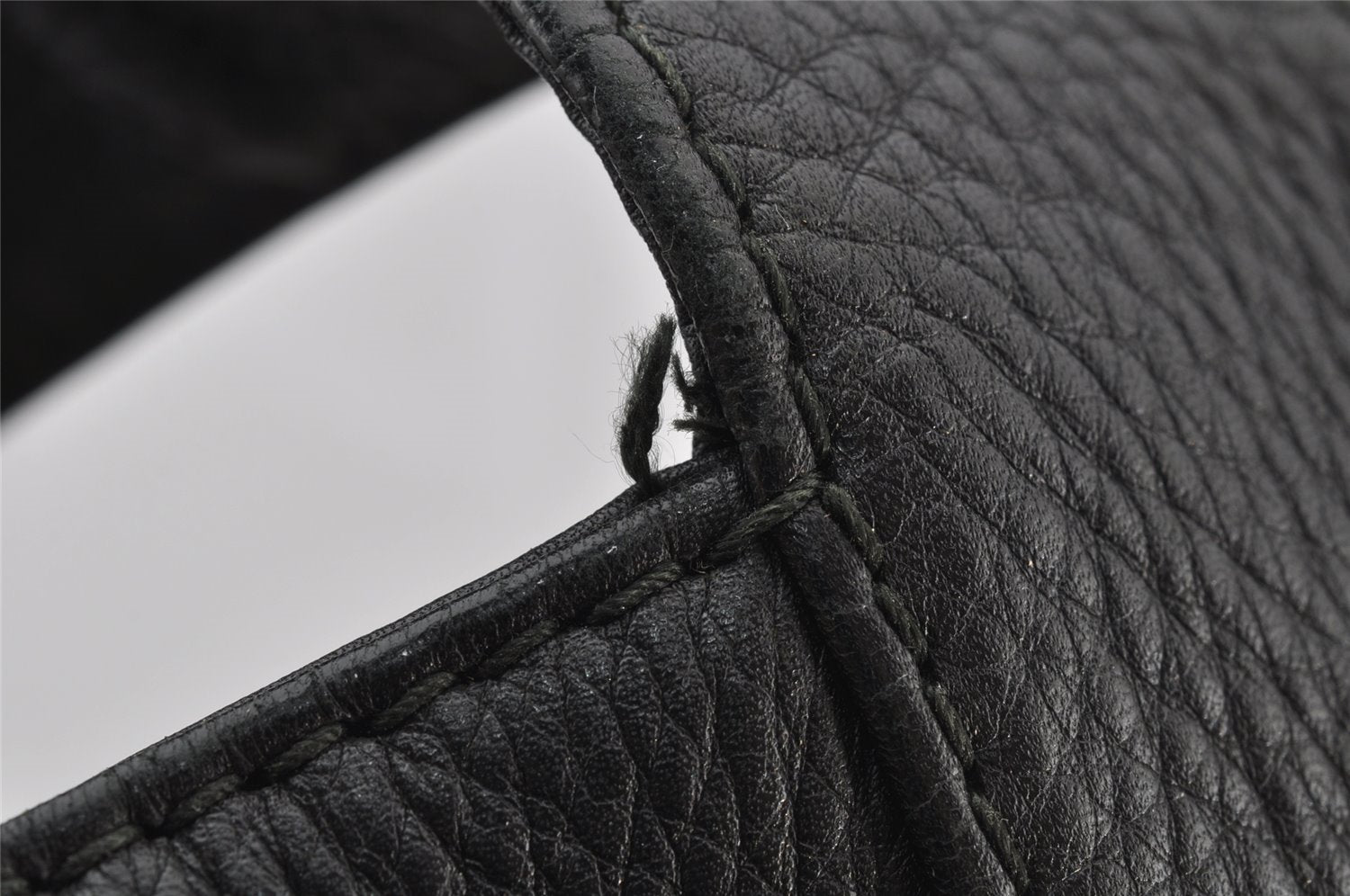 Authentic GUCCI Vintage Shoulder Tote Bag Leather 257051 Black 9424I