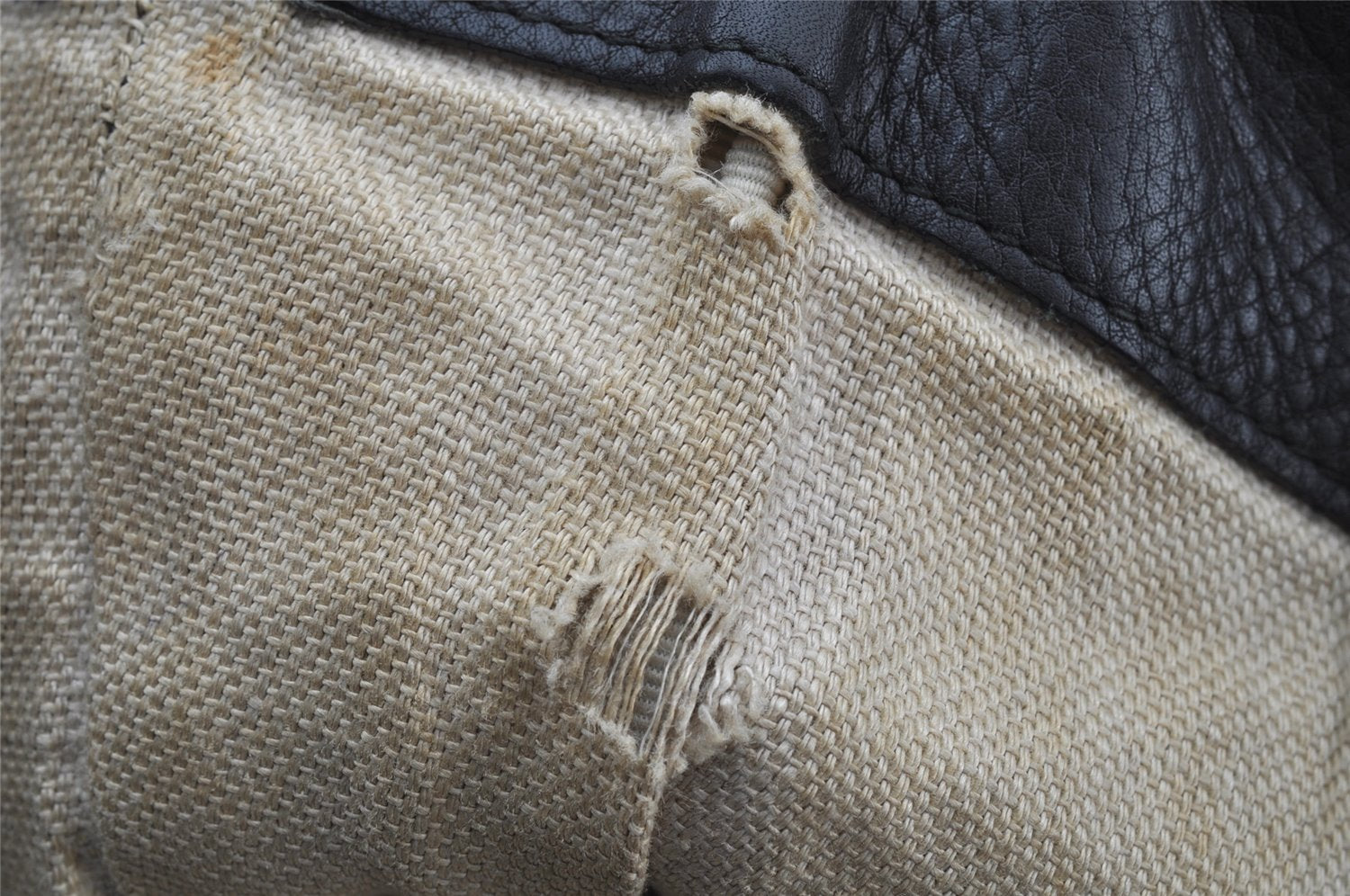 Authentic GUCCI Vintage Shoulder Tote Bag Leather 257051 Black 9424I