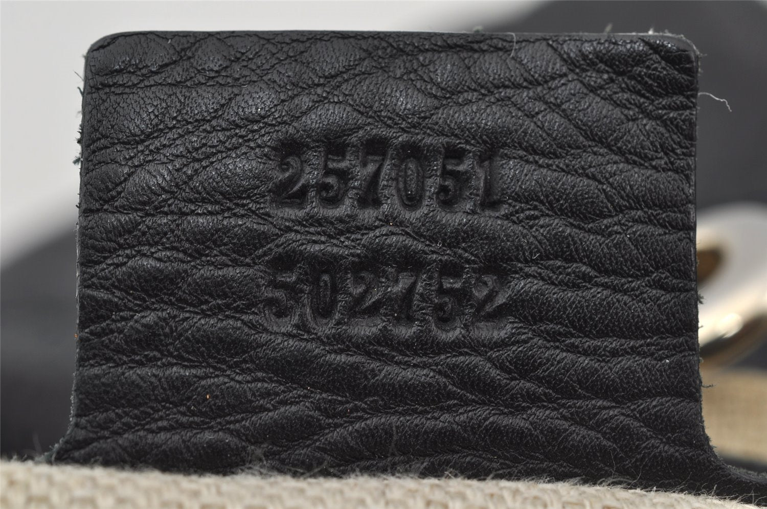 Authentic GUCCI Vintage Shoulder Tote Bag Leather 257051 Black 9424I