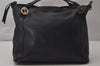 Authentic GUCCI Miss GG 2Way Hand Shoulder Cross Bag Leather 323675 Black 9425I