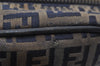 Authentic FENDI Zucchino Shoulder Hand Bag Purse Canvas Leather Navy 9426I