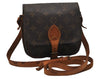 Authentic Louis Vuitton Monogram Cartouchiere PM M51254 Shoulder Cross Bag 9427J