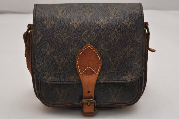 Authentic Louis Vuitton Monogram Cartouchiere PM M51254 Shoulder Cross Bag 9427J