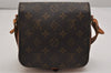 Authentic Louis Vuitton Monogram Cartouchiere PM M51254 Shoulder Cross Bag 9427J