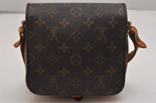 Authentic Louis Vuitton Monogram Cartouchiere PM M51254 Shoulder Cross Bag 9427J