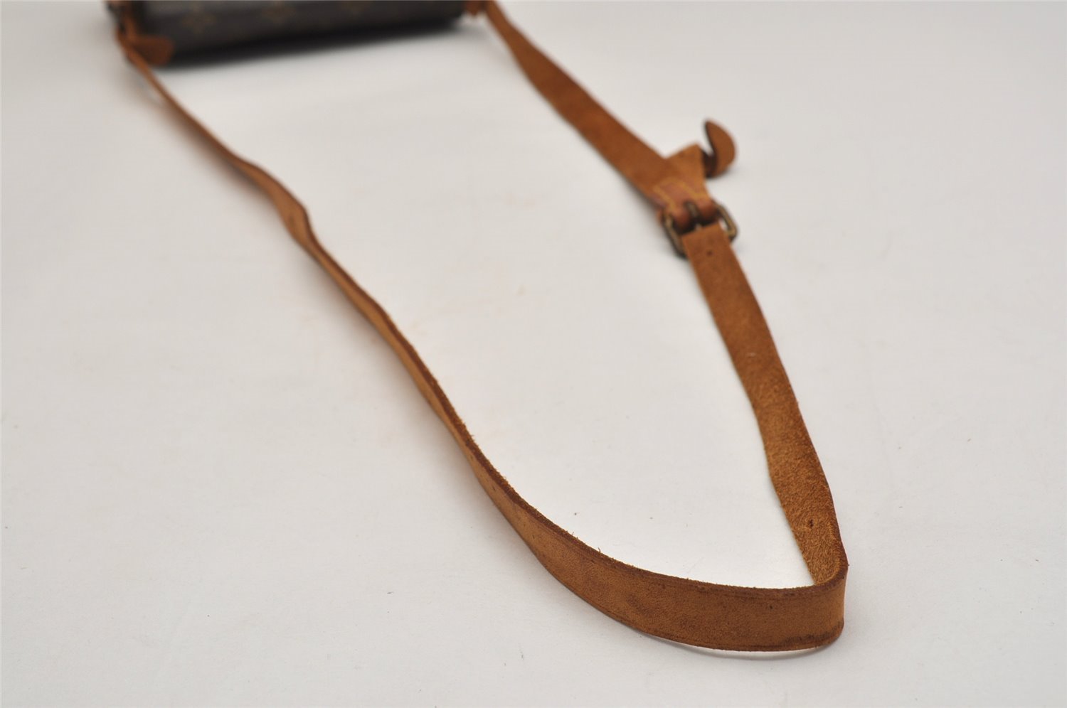 Authentic Louis Vuitton Monogram Cartouchiere PM M51254 Shoulder Cross Bag 9427J