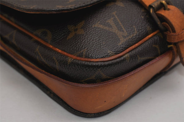 Authentic Louis Vuitton Monogram Cartouchiere PM M51254 Shoulder Cross Bag 9427J