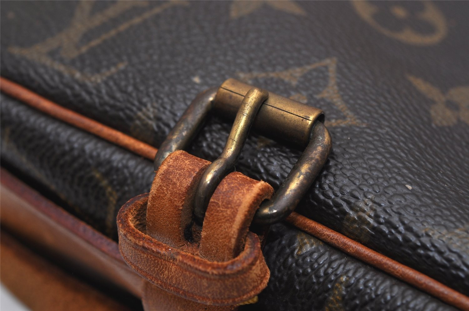 Authentic Louis Vuitton Monogram Cartouchiere PM M51254 Shoulder Cross Bag 9427J