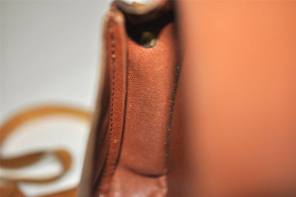 Authentic Louis Vuitton Monogram Cartouchiere PM M51254 Shoulder Cross Bag 9427J