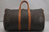 Authentic Louis Vuitton Monogram Keepall 45 Travel Boston Bag M41428 LV 9428J