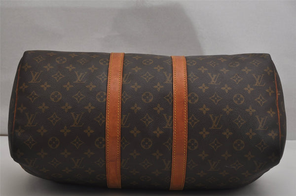 Authentic Louis Vuitton Monogram Keepall 45 Travel Boston Bag M41428 LV 9428J