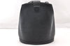 Authentic Louis Vuitton Epi Cluny Shoulder Bag Purse Black M52252 LV 9429I