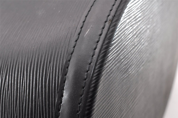 Authentic Louis Vuitton Epi Cluny Shoulder Bag Purse Black M52252 LV 9429I