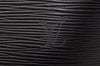 Authentic Louis Vuitton Epi Cluny Shoulder Bag Purse Black M52252 LV 9429I