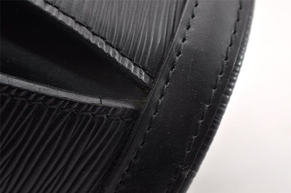 Authentic Louis Vuitton Epi Cluny Shoulder Bag Purse Black M52252 LV 9429I