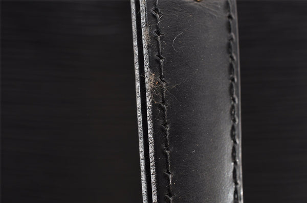 Authentic Louis Vuitton Epi Cluny Shoulder Bag Purse Black M52252 LV 9429I