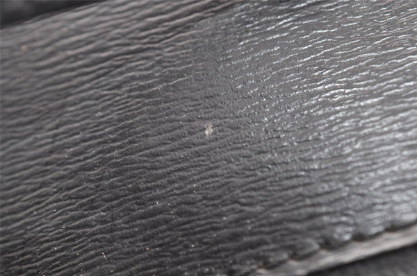 Authentic Louis Vuitton Epi Cluny Shoulder Bag Purse Black M52252 LV 9429I