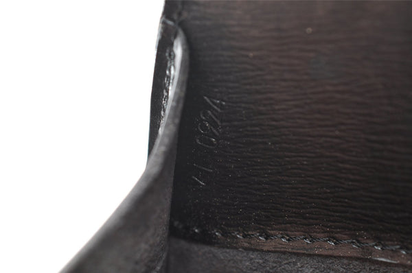 Authentic Louis Vuitton Epi Cluny Shoulder Bag Purse Black M52252 LV 9429I