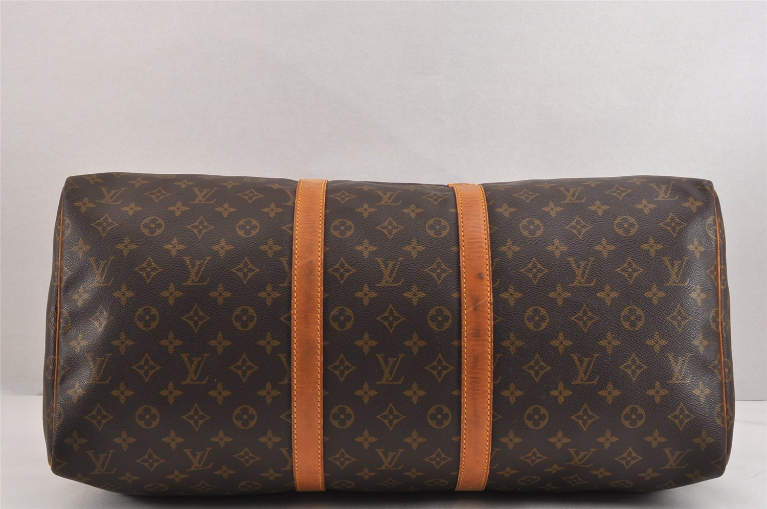 Authentic Louis Vuitton Monogram Keepall 55 Travel Boston Bag M41424 LV 9429J