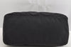 Authentic PRADA Nylon Tessuto Leather Shoulder Cross Body Bag Black 9430J