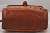 Authentic MCM Visetos Leather Vintage Shoulder Cross Body Bag Purse Brown 9431I