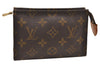 Authentic Louis Vuitton Monogram Poche Toilette 15 M47546 Cosmetics Pouch 9431J