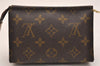 Authentic Louis Vuitton Monogram Poche Toilette 15 M47546 Cosmetics Pouch 9431J