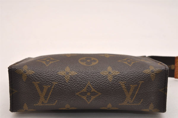 Authentic Louis Vuitton Monogram Poche Toilette 15 M47546 Cosmetics Pouch 9431J