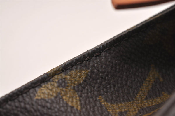 Authentic Louis Vuitton Monogram Poche Toilette 15 M47546 Cosmetics Pouch 9431J