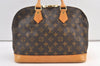 Authentic Louis Vuitton Monogram Alma Hand Bag Purse M51130 LV 9432J