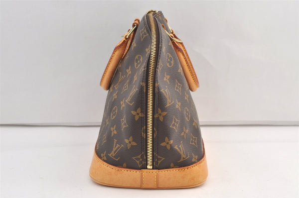 Authentic Louis Vuitton Monogram Alma Hand Bag Purse M51130 LV 9432J