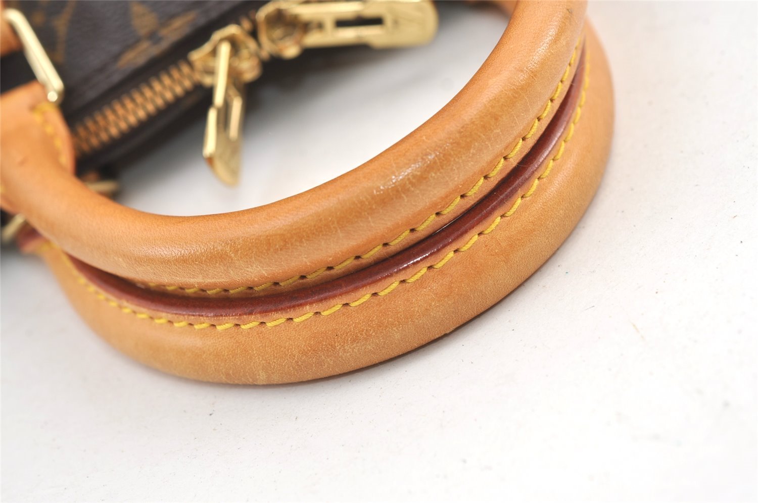 Authentic Louis Vuitton Monogram Alma Hand Bag Purse M51130 LV 9432J