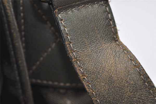 Authentic GUCCI GG Imprime Shoulder Cross Bag GG PVC Leather 201732 Brown 9433I