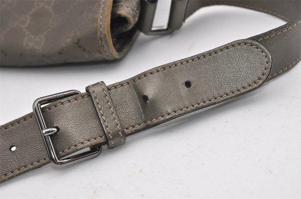 Authentic GUCCI GG Imprime Shoulder Cross Bag GG PVC Leather 201732 Brown 9433I