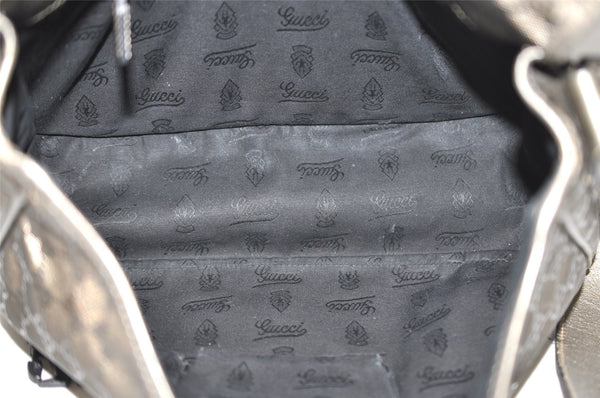 Authentic GUCCI GG Imprime Shoulder Cross Bag GG PVC Leather 201732 Brown 9433I