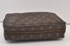 Auth Louis Vuitton Monogram Trousse Toilette 28 Clutch Hand Bag M47522 LV 9435J